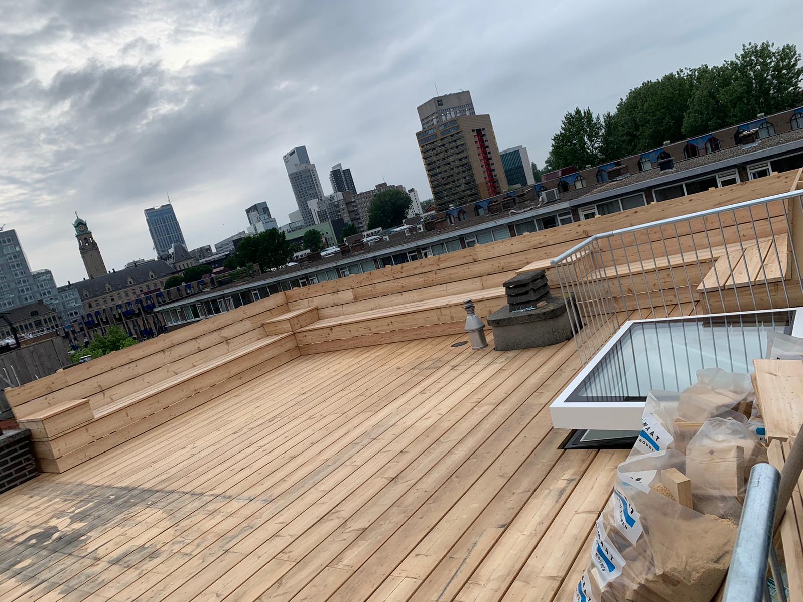 Realisatie dakterras