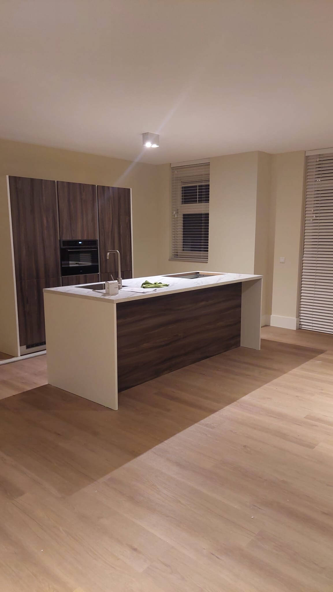 Moderne keuken gebouwd